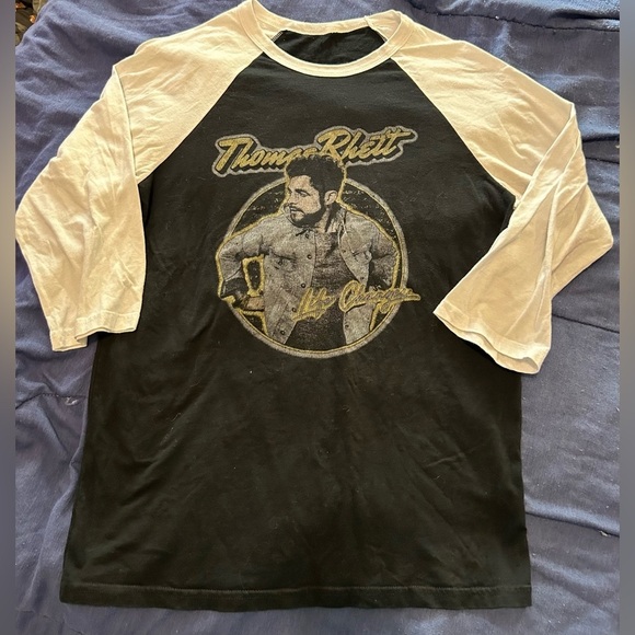 Thomas Rhett band tee 2019 tour life changes 3/4 sleeve black and white medium - Picture 4 of 6